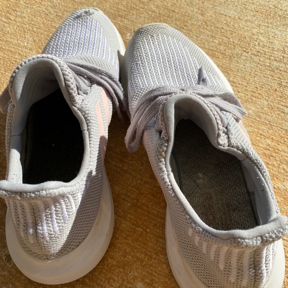 Adidas tennis shoes, gently worn. Clean - Picture 2 of 8